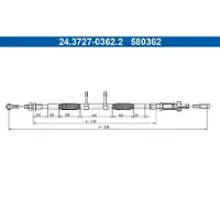 Ate 24.3727-0362.2 Handremkabel