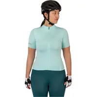 Endura Dames/Dames Full Zip Raglan Jersey (Gletsjer blauw)