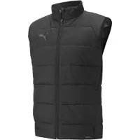 Puma Heren TeamLIGA Gequilt Mouwloos Gilet (Zwart)