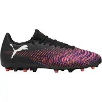 Puma Heren Future 8 Play Stevige Grond Voetbalschoenen (Zwart/Rood)