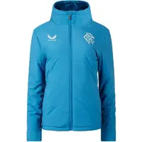 Castore Boys Rangers FC gewatteerde jas (Blauw/Donkerblauw)