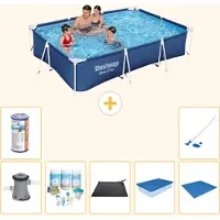 Bestway Steel Pro, rechthoekig zwembad - 300x201x66 cm - 8-delig - S21561
