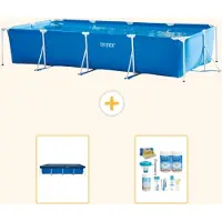 Intex Rechthoekig zwembad - 450x220x84 cm - 3-delig - Model S22358