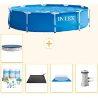 Intex Framezwembad, rond - 366x76 cm - 6-delig, model S20430