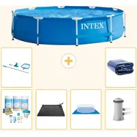 Intex Framezwembad, rond - 366x76 cm - 7-delig, model S20437