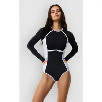 Rip Curl Swell Revival Dames Shorty Met Lange Mouwen En Rits Op De Rug