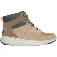 SKECHERS Dames On The GO Stellar Suede Enkellaarsjes (Taupe)