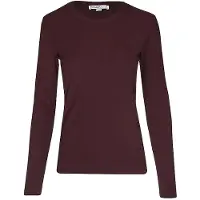Penn & Ink W26f1963 351 penn en ink longsleeve aubergine