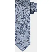 Profuomo Stropdas tie silk woven blue ppwa30046/b