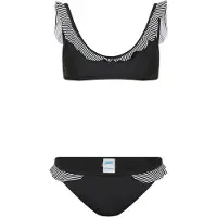 Zoggs Dames/Dames Frill Bikini Set (Zwart)