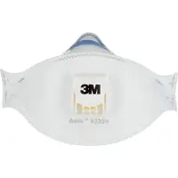 3M 7100329375 Ademhalingsmaskers Aura Comfort Cool Flow 9322+ FFP2 NR D, conform DIN EN 149:2001, A1:2009, verpakking van 5 stuks.