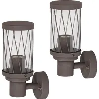 Rabalux Budapest, buitenwandlamp, IP44, kleur: bruin, fitting E27, max. 40W, artikelnummer: 8888