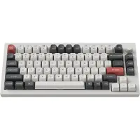 Keychron Q1 Ultra - Mechanisch Toetsenbord - Draadloos - US Qwerty - 75% - Bruine Switch - Wit