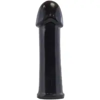 Prowler Red - De Helmet 22 cm - Anale Adventures - Penisvormige Butt Plug - Zwart