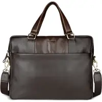 Bugatti Ryan Aktentas Leder 39 cm Laptopvak bruin