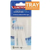 Lactona EASYGRIP EASYDENT CONISCH TYPE A: 2,5 MM/5 MM TANDENRAGER 24 X 6 STUKS
