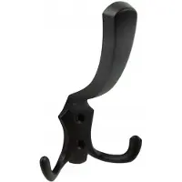 Nomet CELEBES Z-375-P61 Matzwarte kapstokhaak - Modern design