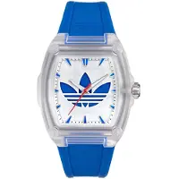 Adidas Originals City Tech Five Crystal AOFH26529 Horloge - Kunststof - Blauw - Ø 44 mm