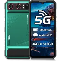Oukitel WP68 Air Rugged Smartphone 5G - 6,88" 120Hz - 36GB RAM - 512GB ROM - 8000 mAh 45W - Gemini AI - Android 16 - NFC GPS - Groen