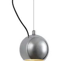 QAZQA Design hanglamp chroom voor 1-fase railsysteem - Slimline Sara