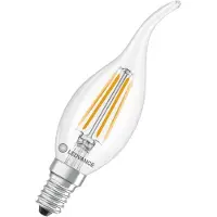 Ledvance LED Filament Tip-kaarslamp E14 - 3.4W 470lm 2700K 230V - Ø35mm - Geschikt voor klassiek interieur, wandlampen, horeca
