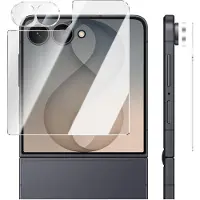 IMAK , HD Gehard Glas Geschikt voor Samsung Galaxy Z Flip 8 Extern Scherm en Camera, Transparant