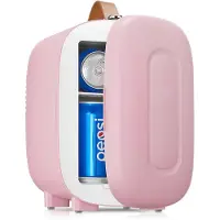 Tyr Mini Koelkast - 5L Capaciteit - Minibar - Skincare Koelkast - Roze - 29cm x 20cm x 27cm