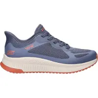 SKECHERS Hands Free Slip-Ins Squad 4 heren sneaker - Blauw - Maat 44