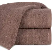 Eurofirany Luxe Katoenen Badhanddoek 70x140cm - Zacht & Absorberend - Gala Bruin