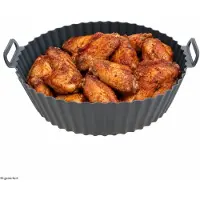 MamboCat Airfryer Silikonvorm rond Ø20cm met handvatten – 22276812