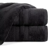 Eurofirany Porto Terry Handdoek 50x90 cm Zwart 500 g/m²