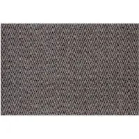 Rugsx Ruitenwisser anti slip 100 cm MAGNUS 1951 Zigzag extern, intern, op een rubber - beige 100x500 cm