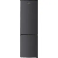 Heinner HCNF-HM293INVDGD Koel-vriescombinatie – 293 L – Total No Frost – Inverter Compressor – Energieklasse D – Instelbare Thermostaat – LED-verlichting – Antracietgrijs – 5 Jaar Garantie