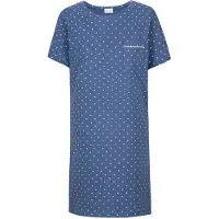 Mey Nachtjapon met korte mouwen Serie Polka Dreams Midnight Dust | Maat 42