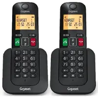 Gigaset Elemental 400 Duo: Draadloos vast telefoonapparaat, transparant, universele maat / EU-stekker, 220V, transparant, universele maat