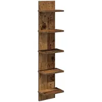 vidaXL Wandplank Oud hout 22 x 15 x 100 cm Bewerkt hout