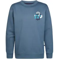 Petrol Industries - Jongens Relaxed sweater met print ironbrook - Blauw - Maat 116