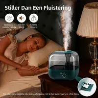 SP Luchtbevochtiger - Ultrasoon voor baby's en planten - Aromatherapietablet - Groen - 25cm x 20cm x 25cm