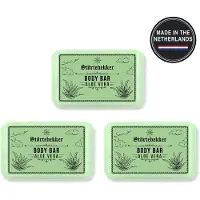 Störtebekker Body Bar Aloë vera - Plasticvrije Vaste Zeep & Douchegel Heren - Natuurlijke & Duurzame Lichaamsverzorging - Vegan Bodywash met Sheaboter - 120g