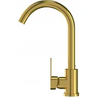 Granitan Prestige Keukenkraan Goud - Stijlvolle Keukenmengkraan met Zwenkbare Uitloop