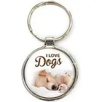 Miko Luxe Sleutelhanger - I love Dogs