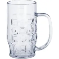 Schorm GmbH SET 86 stuks SAN bierpul 0,3l uit kunststof is onbreekbaar, stapelbaar, herbruikbaar