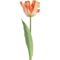 Clayre & Eef Kunstbloem Oranje Kunststof