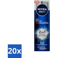 Nivea MEN - Anti-Age 2in1 Power - Hydraterende Crème Gezicht SPF 30 - 50 ml - Bulkverpakking - 20 stuks