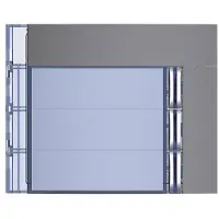 Legrand 352033, drukknop paneel, antraciet