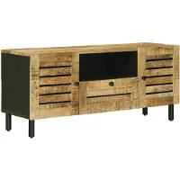vidaXL Opbergkasten Naturel 105 x 33 x 46 cm Massief Mango Hout
