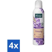 Kneipp 4 x - Douche schuim - Relaxing - Lavendel - 200 ml - Douche Foam - Lavendel - Ontspanning - Stressvermindering - Aromatherapie