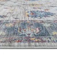 Muratap Vintage vloerkleed mystic garden creme multi wasbaar- 60x180 cm