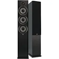 Elac Debut F6.2 Floorstanding Speakers (Pair), Black Ash