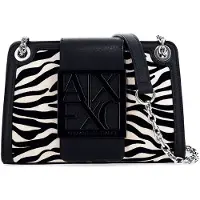 Armani Exchange Schoudertas 'XW000281 AF26445' zwart